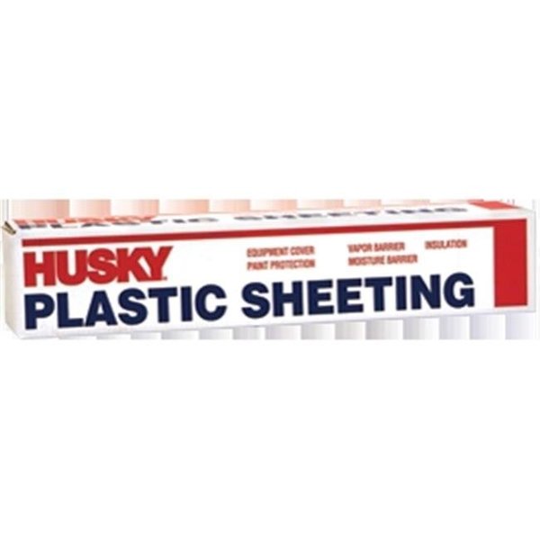 Husky Husky CF0410C 10 x 100 ft.; 4 Mil Clear Poly Film 73257050784